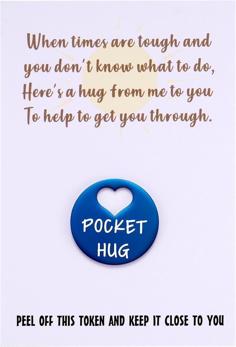 Positivity Pocket Hug Token & Card for Friends & Family