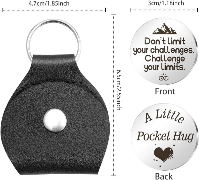 Graduation Pocket Hug Token Keychain Gift