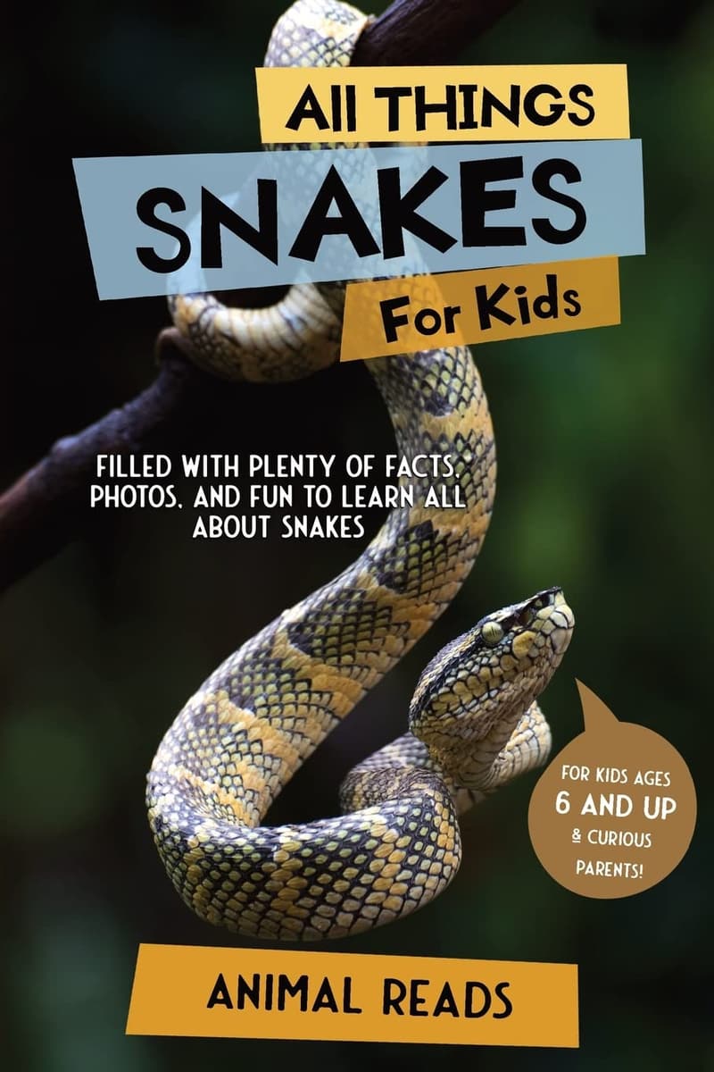 Kids' Snake Facts Book: Fun Photos & Learning Activities