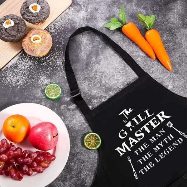 Grill Master Apron - Waterproof BBQ Chef Apron for Men