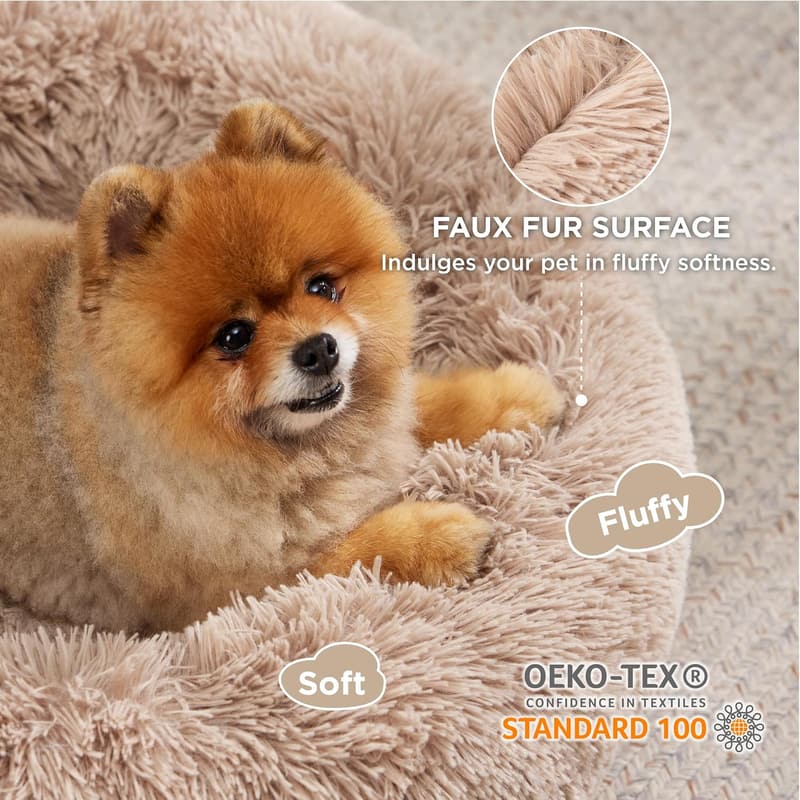 Calming Dog Bed for Small Pets - 23