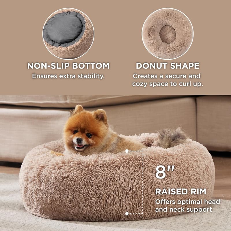 Calming Dog Bed for Small Pets - 23