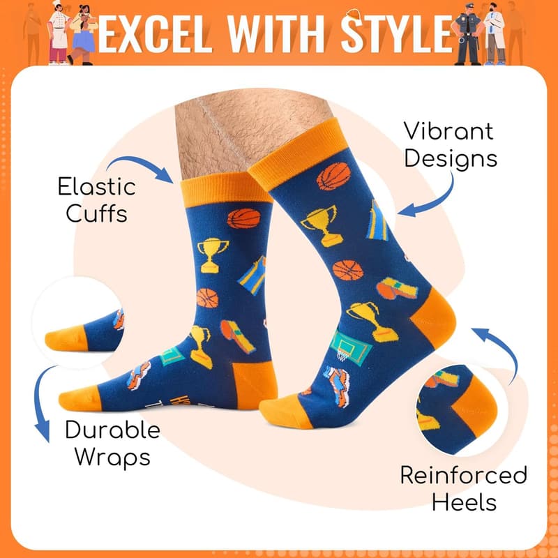 Gifts for Men: Fun Socks for Dental Doctors, Pilots & More
