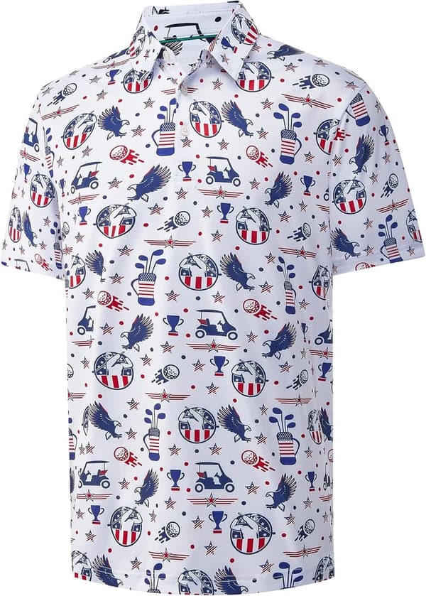 Men's Moisture-Wicking Performance Polo Shirt