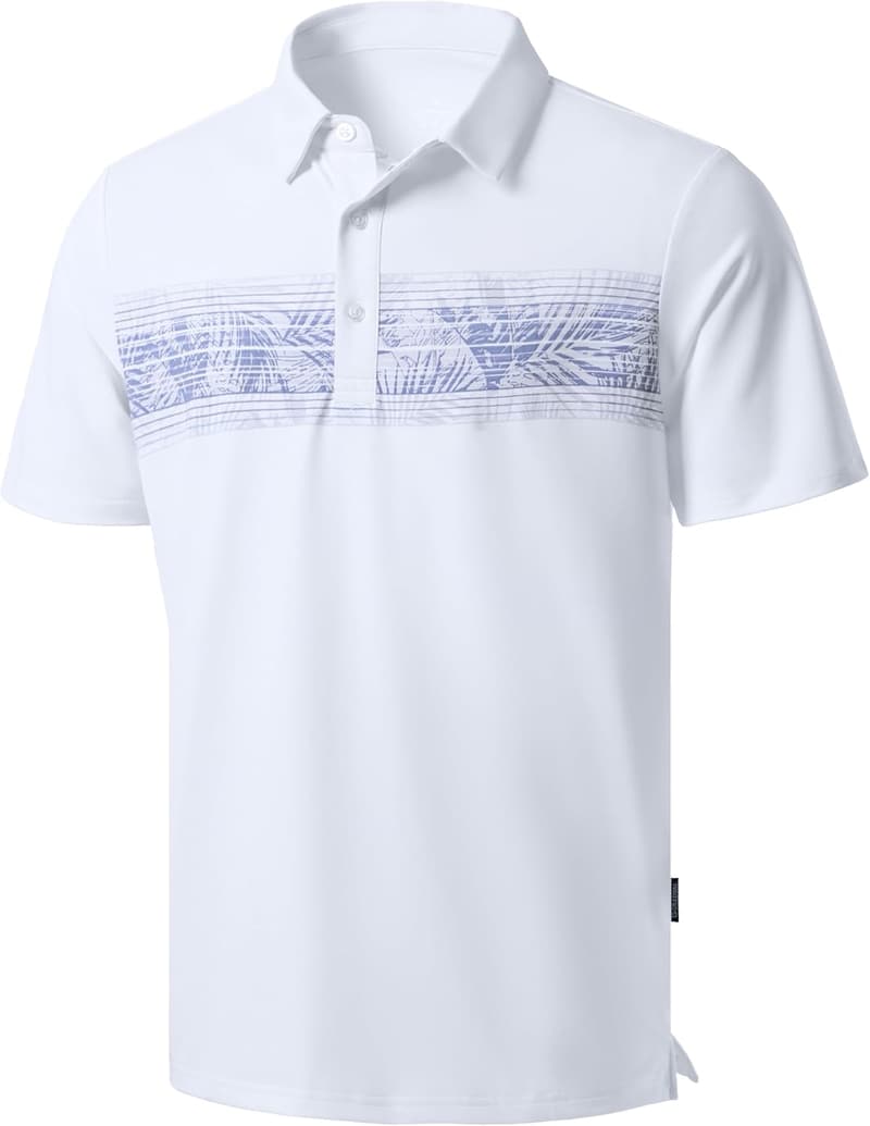 Men's Moisture-Wicking Performance Golf Polo Shirts