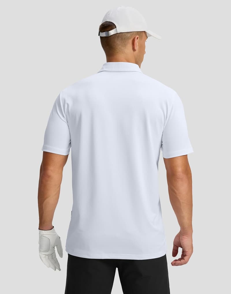 Men's Moisture-Wicking Performance Golf Polo Shirts