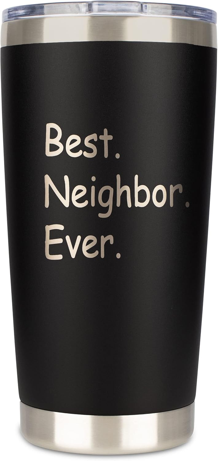 Housewarming Gift: Laser Engraved Stainless Steel Tumbler 20 oz