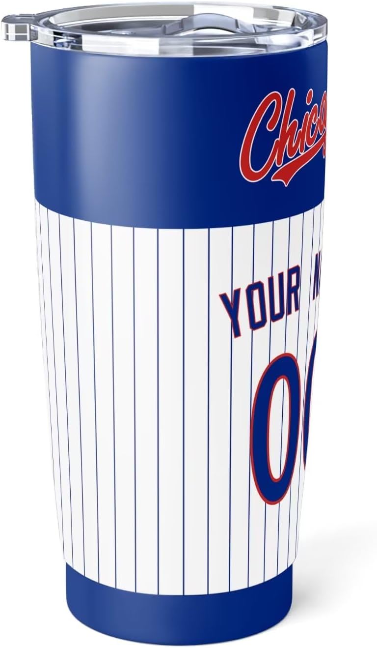 Personalized 20 oz Chicago Travel Mug for Men and Women