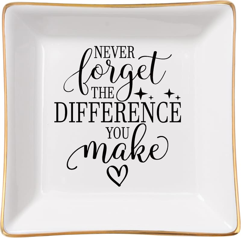 Employee Appreciation Jewelry Dish for Women - Thank You Gift