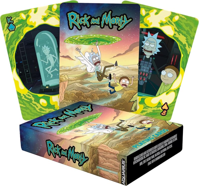 Rick and Morty Aquarius Playing Cards - Officially Licensed Deck