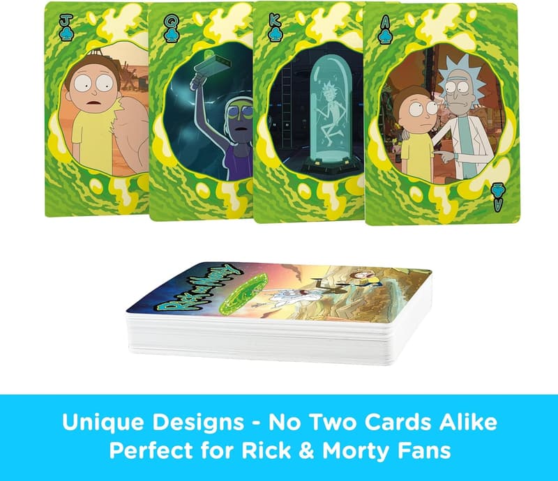 Rick and Morty Aquarius Playing Cards - Officially Licensed Deck