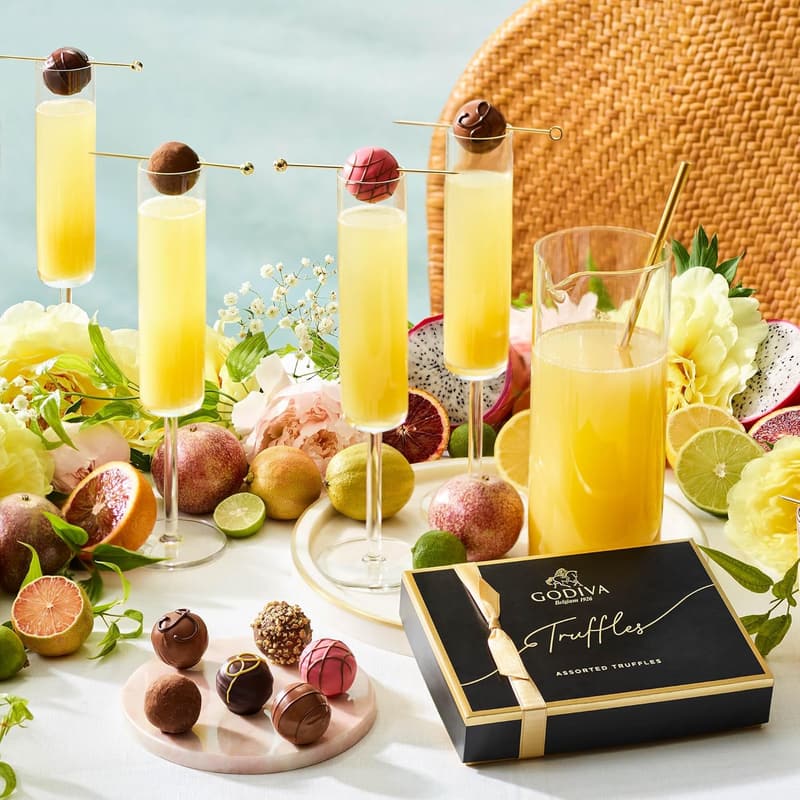 Gourmet Chocolate Truffle Gift Box for Birthdays, 24pcs