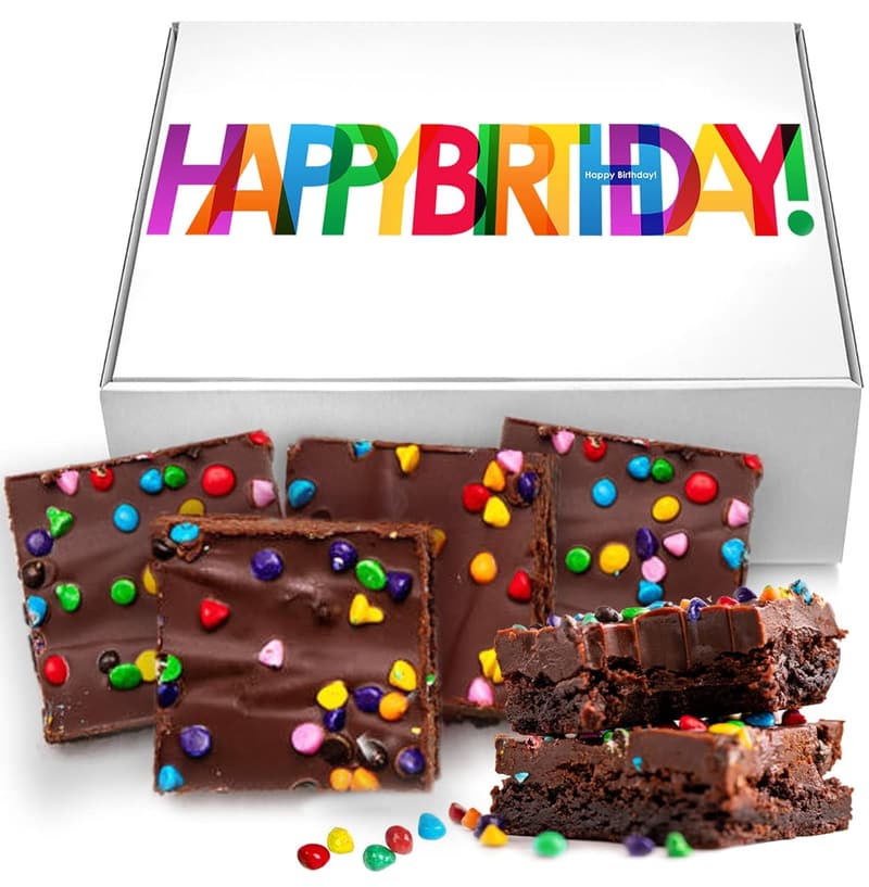 Nut-Free Chocolate Brownies Gift Bundle - Perfect for Birthdays