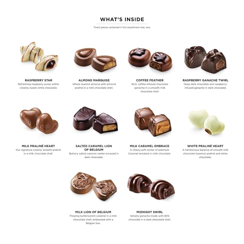Birthday Gift Box: Godiva Assorted 18-Piece Gourmet Chocolates