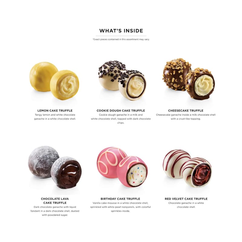 Birthday Assorted Chocolate Truffles Gift Box by Godiva, 12 pcs.