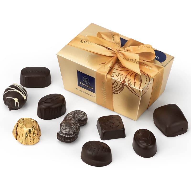 Birthday Gift Box - Leonidas Belgian Dark Chocolate Assortment