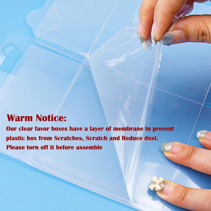 Clear Chocolate-Covered Oreo Boxes for Wedding & Party (50 PCS)