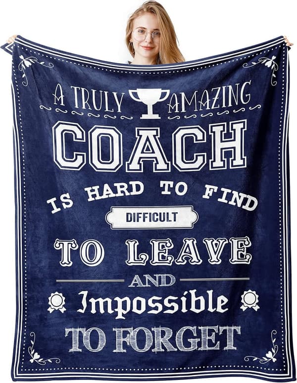 Coach Gift Blanket 60