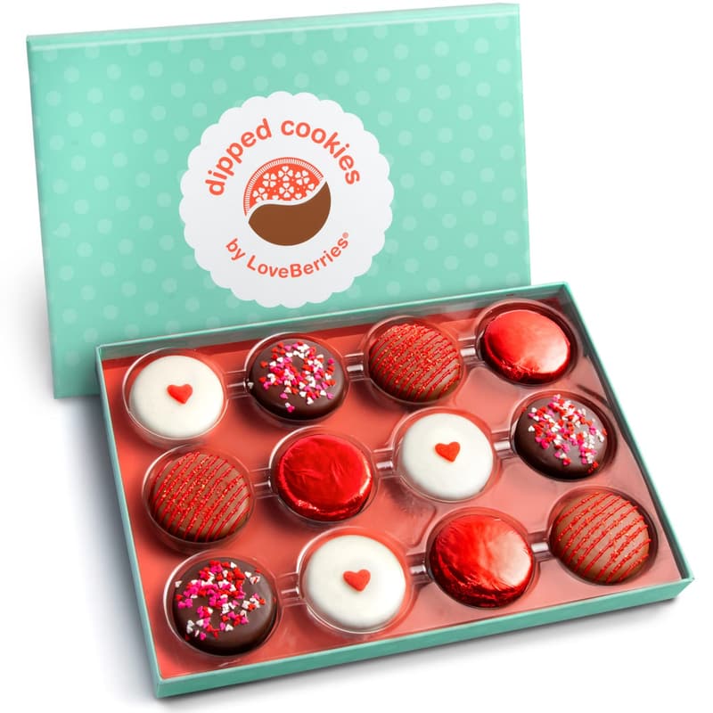 Easter Gift Box: Sweet Love Chocolate-Covered Sandwich Cookies