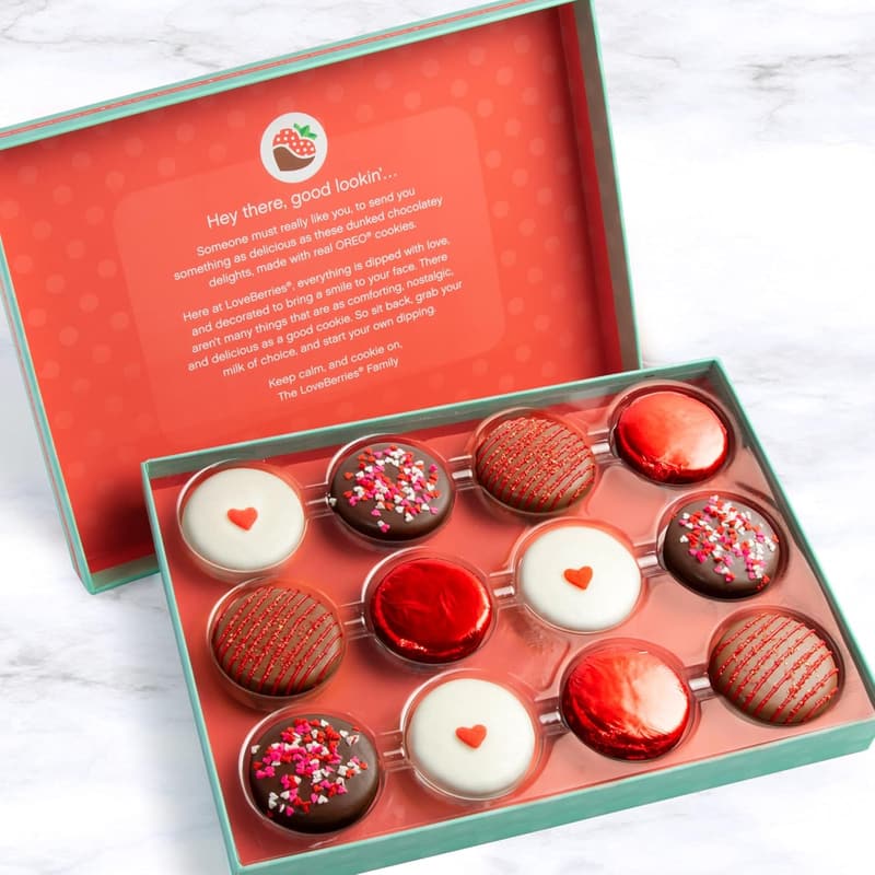 Easter Gift Box: Sweet Love Chocolate-Covered Sandwich Cookies