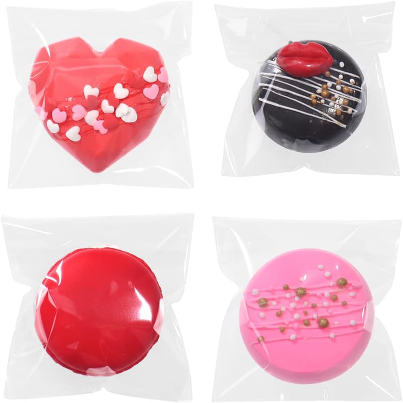200Pcs 3x3 Inch Cellophane Treat Bags for Parties & Events