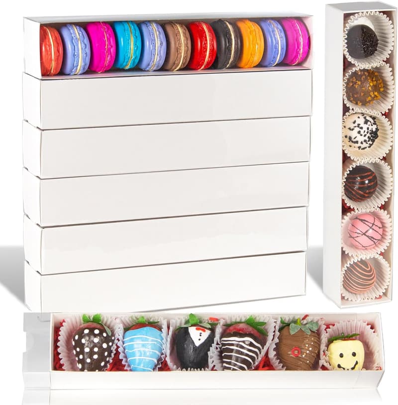 Party Favor Boxes for Chocolate Covered Treats - 10 Pack