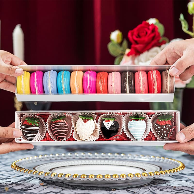 Party Favor Boxes for Chocolate Covered Treats - 10 Pack