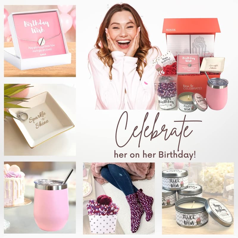 Birthday Gift Basket Set for Women – Unique Surprise Package