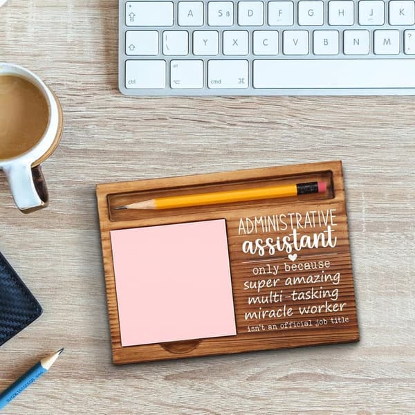 Administrative Assistant Appreciation Note Pad Holder
