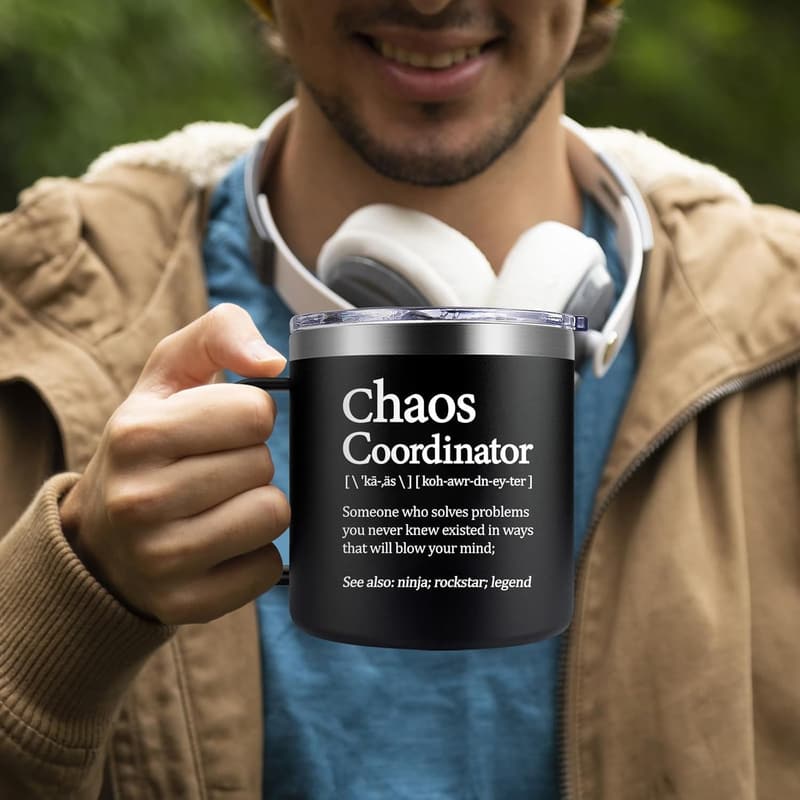 Teacher Appreciation Mug - 14 oz Chaos Coordinator Design