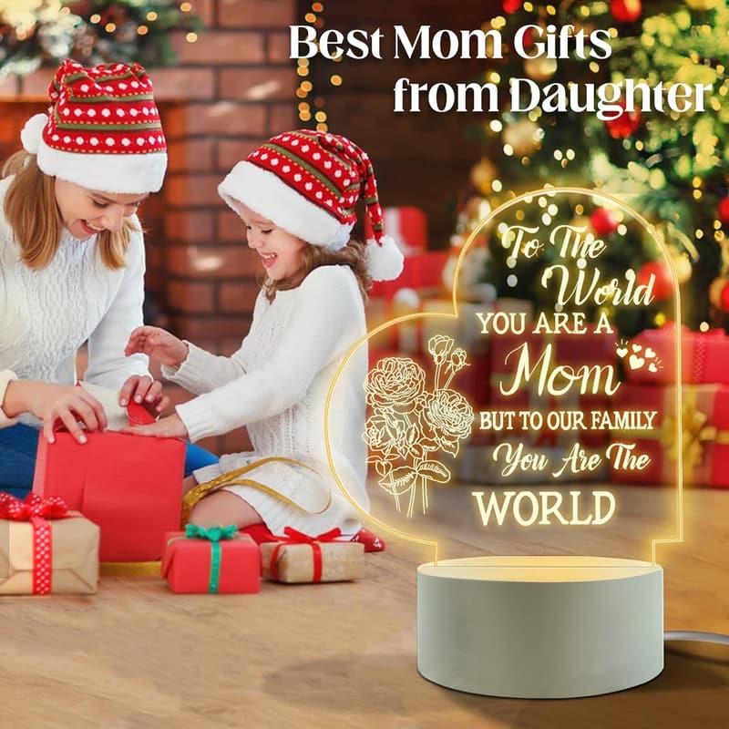 Mom Birthday Night Light - Lovely Room Decoration Gift