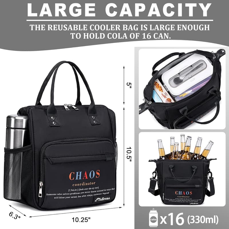 Employee Appreciation Lunch Bag for Coworkers - Cool Gift for Women