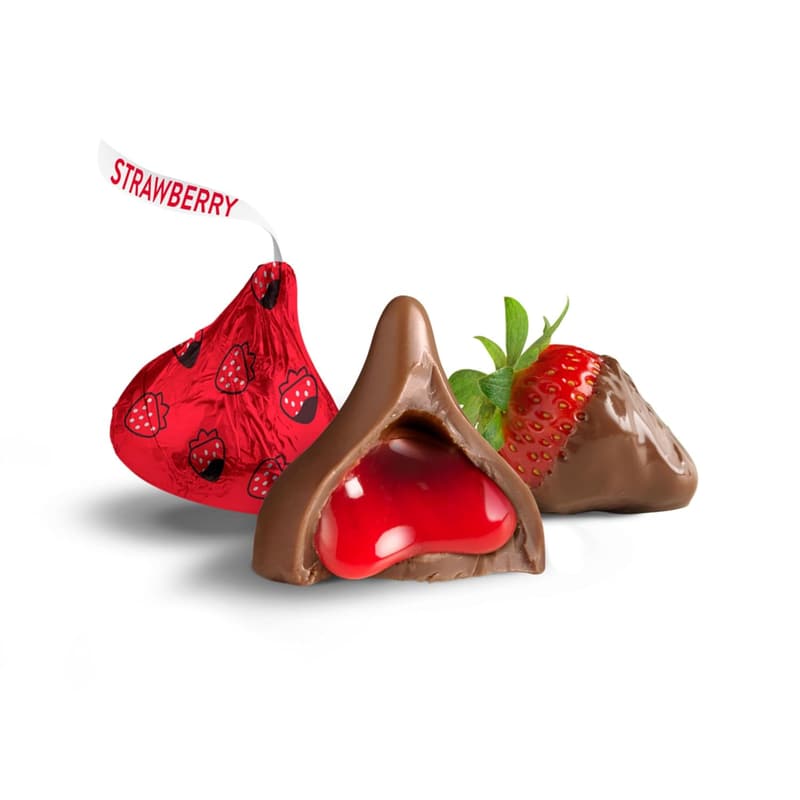 Valentine's Chocolate Dipped Strawberry KISSES, 9 oz