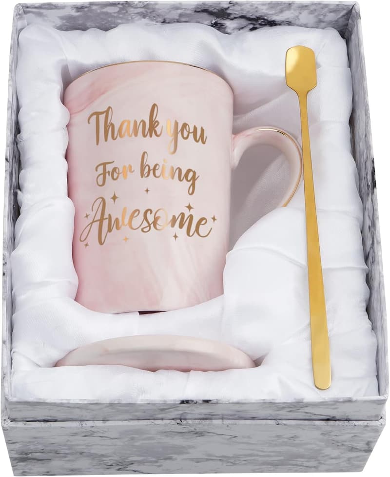 Employee Appreciation Mug for Women - 14 Oz Pink
