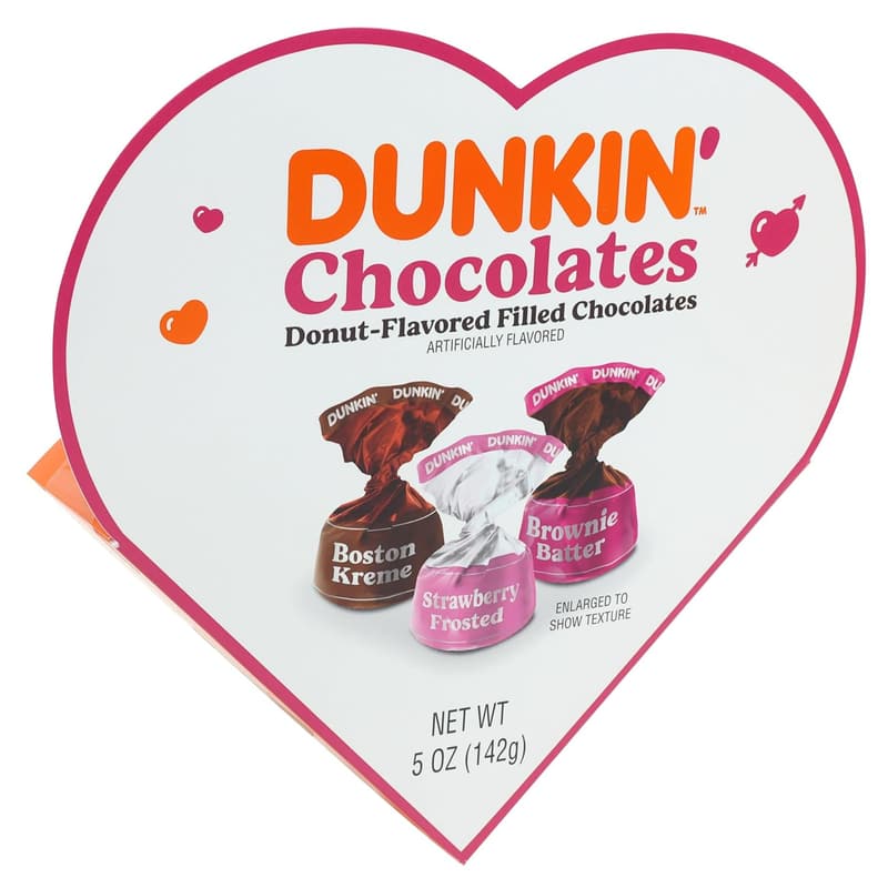 Valentine's Day Dunkin' Chocolates Heart Box Gift