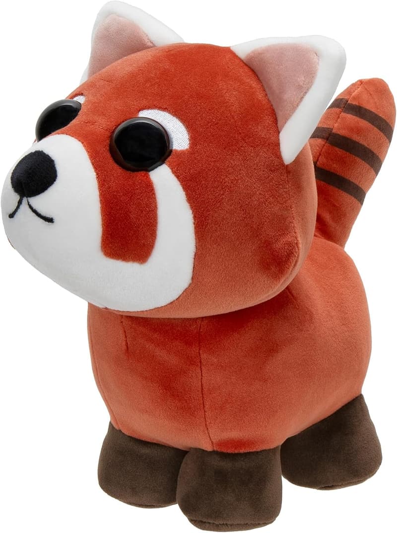Ultra-Rare Red Panda Plush Toy with Virtual Item Code for Kids 6+