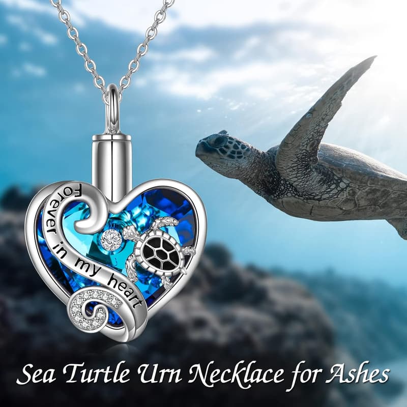 Sterling Silver Urn Necklace for Ashes with Funnel Kit