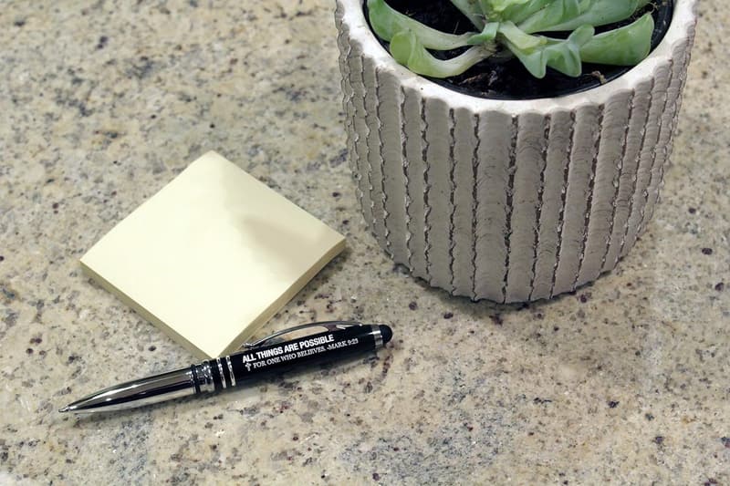 Christian Gift Pen with Engraved Bible Verse - 