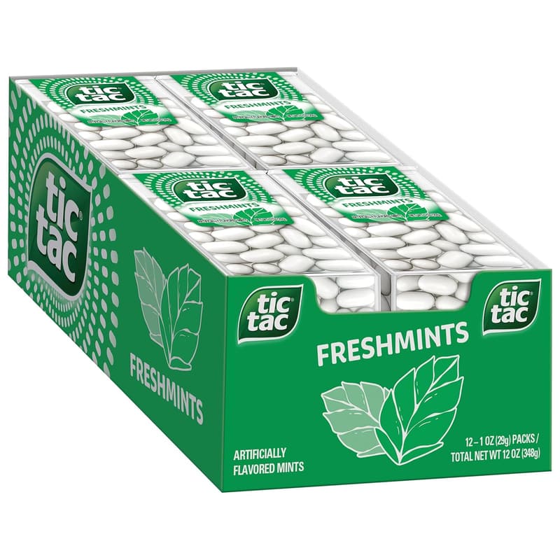 Freshmint Breath Mints, Bulk 12 Pack for On-The-Go Refreshment