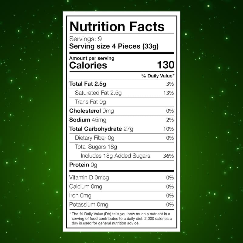 Peppermint Christmas Nougats - 2lb Bulk Pack of Wrapped Sweets