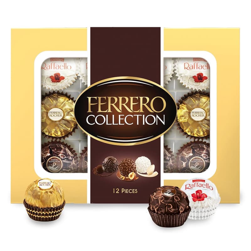 Premium Gourmet Assorted Chocolate Collection, 12 Count