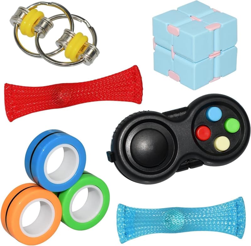 Fidget Toys Set for Stress Relief & Autism - 6 Pack