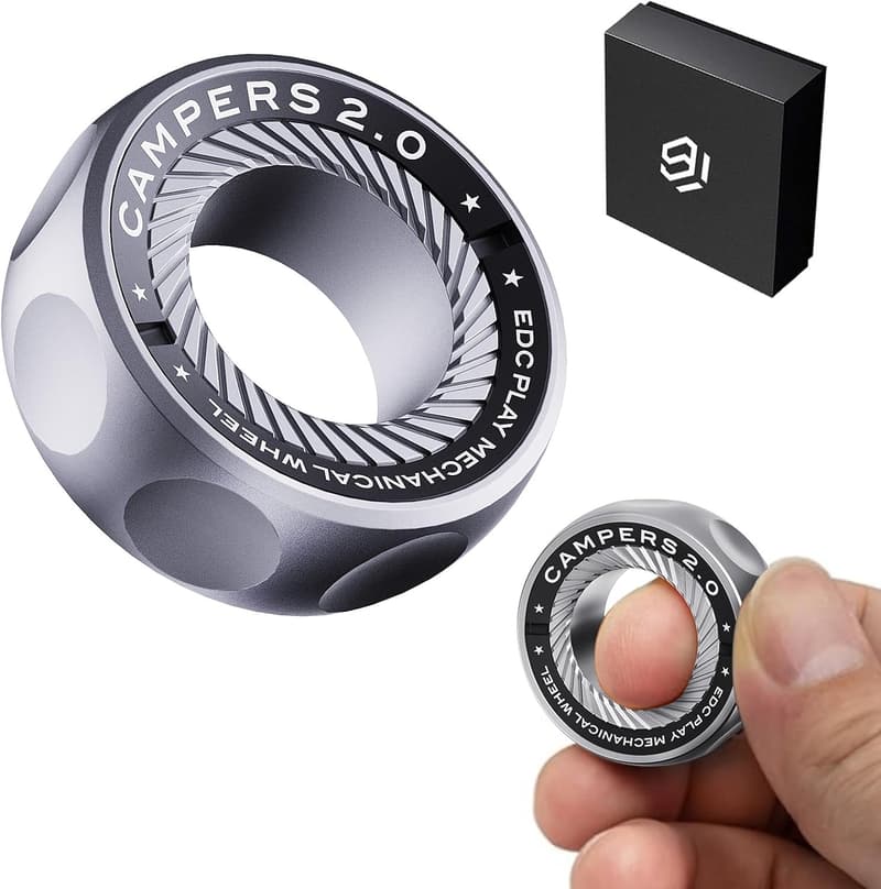 DIY Magnetic Fidget Ring – Stainless Steel Stress Relief Toy