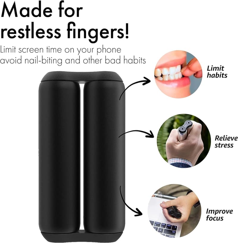 Portable Handheld Fidget Roller for Stress Relief and Focus