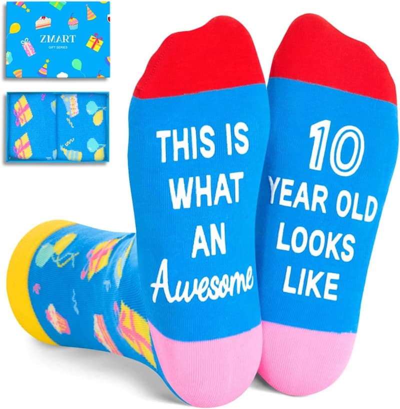 Birthday Socks for Boys Age 4-12 – Fun Kids' Gifts