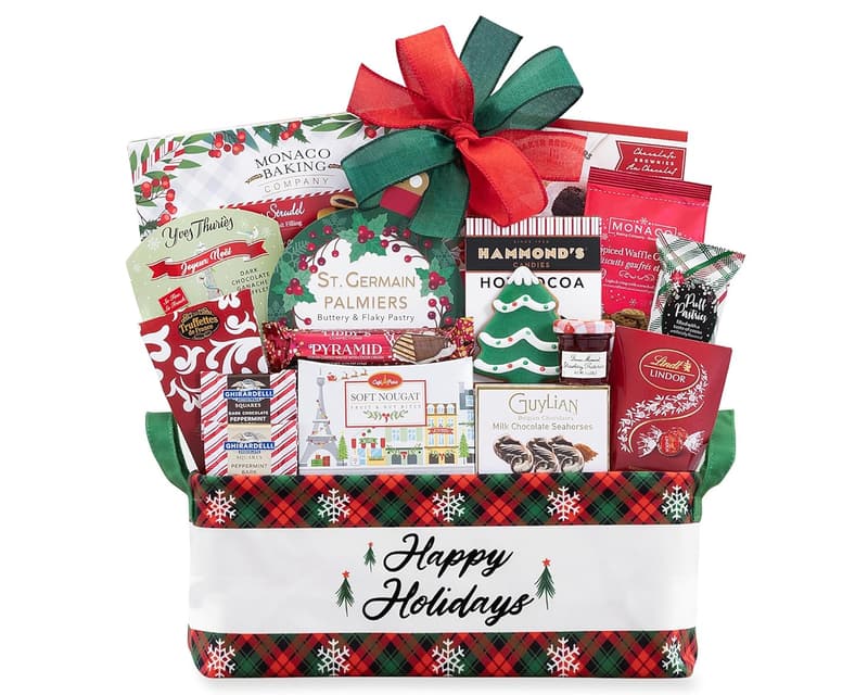 Christmas Wine Country Snack Gift Basket