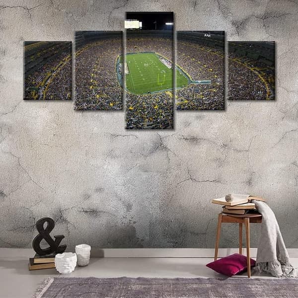 Green Bay Packers Stadium Wall Art - 5-Piece Canvas Set