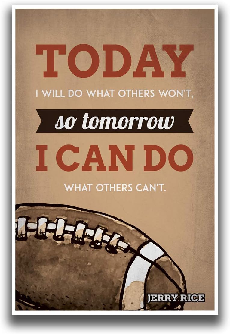 Motivational Football Poster - 18