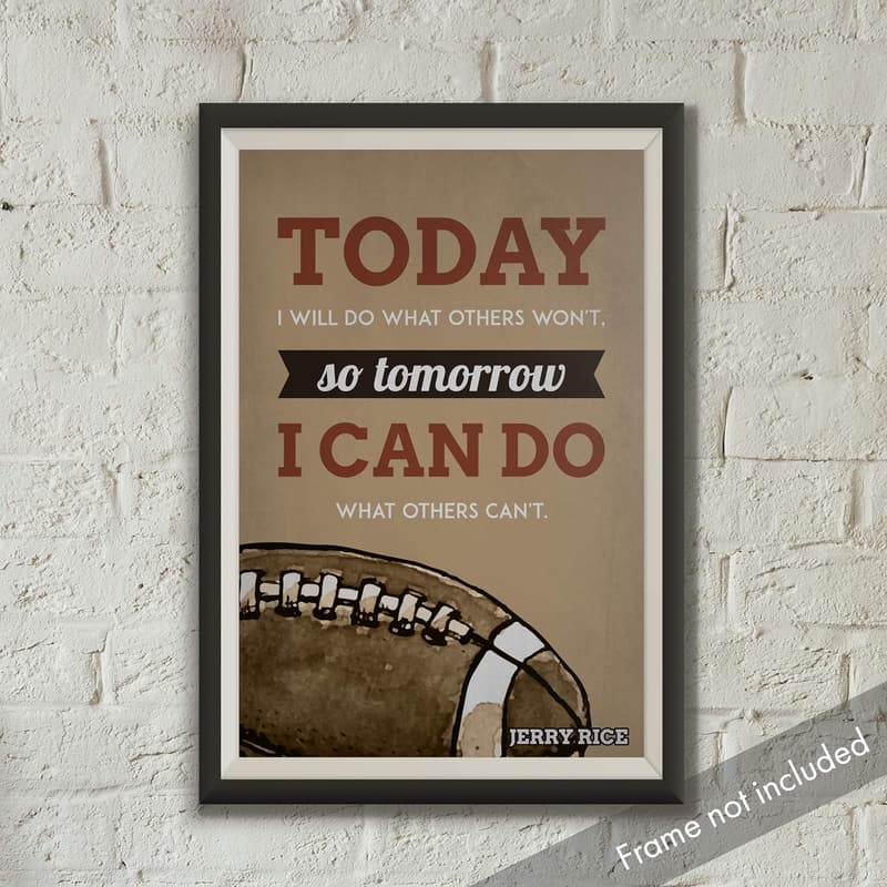 Motivational Football Poster - 18