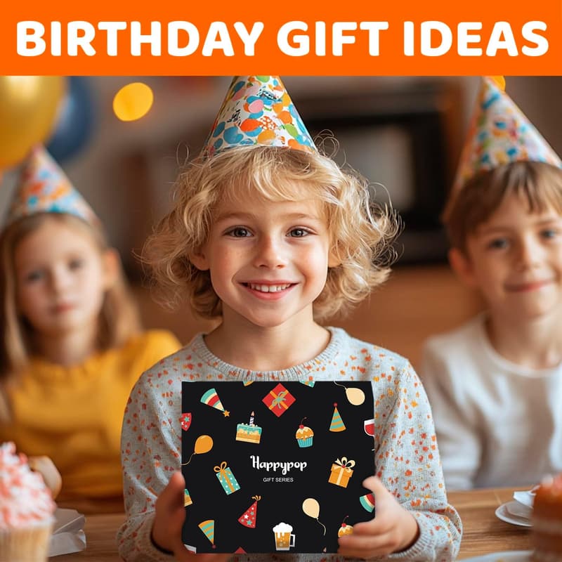 Birthday Gift Socks for Boys (Ages 5-12) in Gift Box